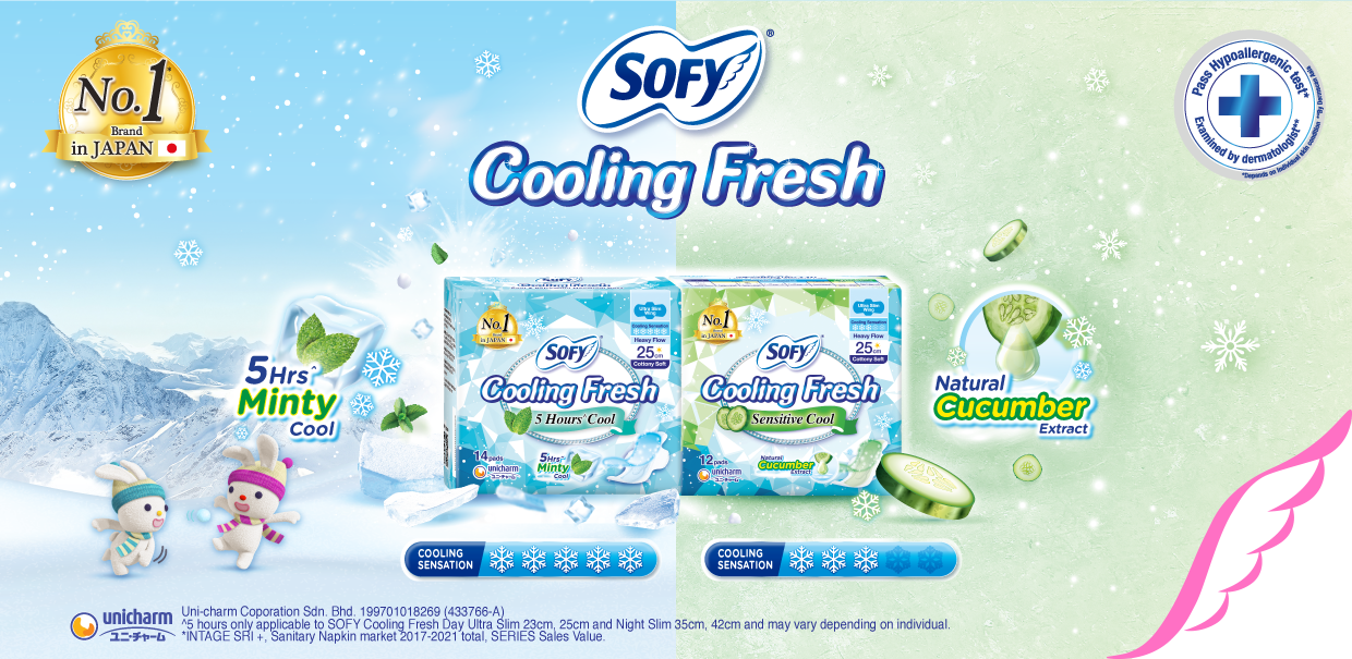 SOFY Cooling Fresh Sanitary Pads