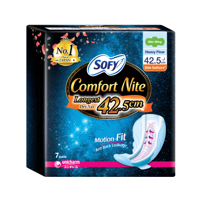 SOFY Comfort Nite Side Gathers 42.5cm 