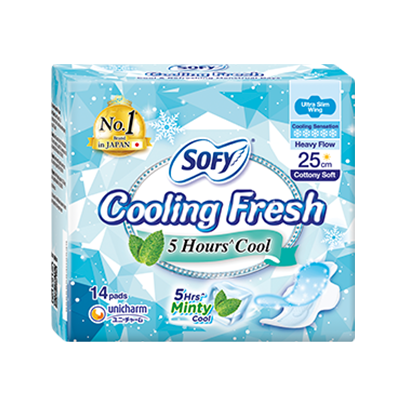 SOFY Cooling Fresh Ultra Slim 25cm (Mint)