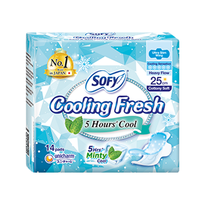 SOFY Cooling Fresh Ultra Slim 25cm (Mint)